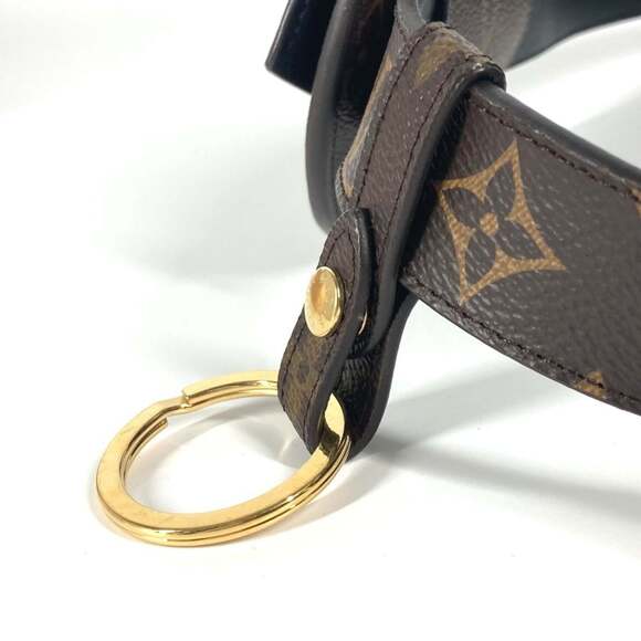 LOUIS VUITTON Authentic Brown Monogram Canvas Pouch - Picture 6 of 16